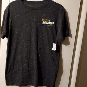 NWT Hot Wheels Legends 2020 Tour Black Speckled T-Shirt - Men's Medium